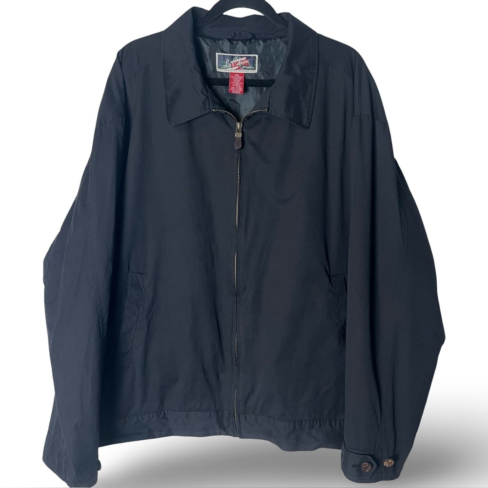 La Cabaña – Men’s Vintage Lightweight Harrington Windbreaker black – Sz.‎ XXL